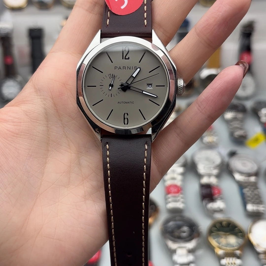 真皮柏尼时八方来财皮带