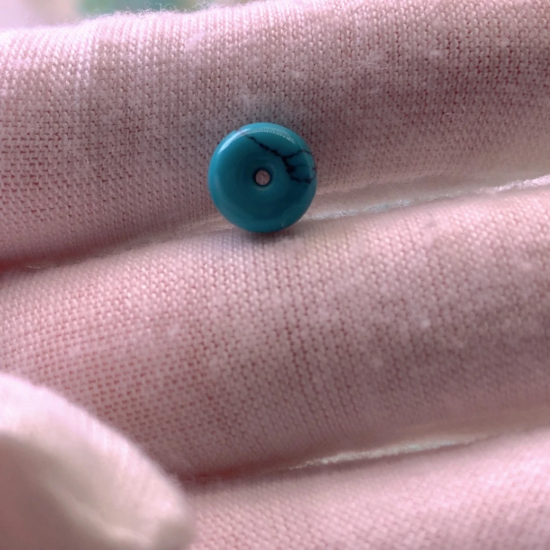 绿松石未镶嵌挂件8*4.2mm