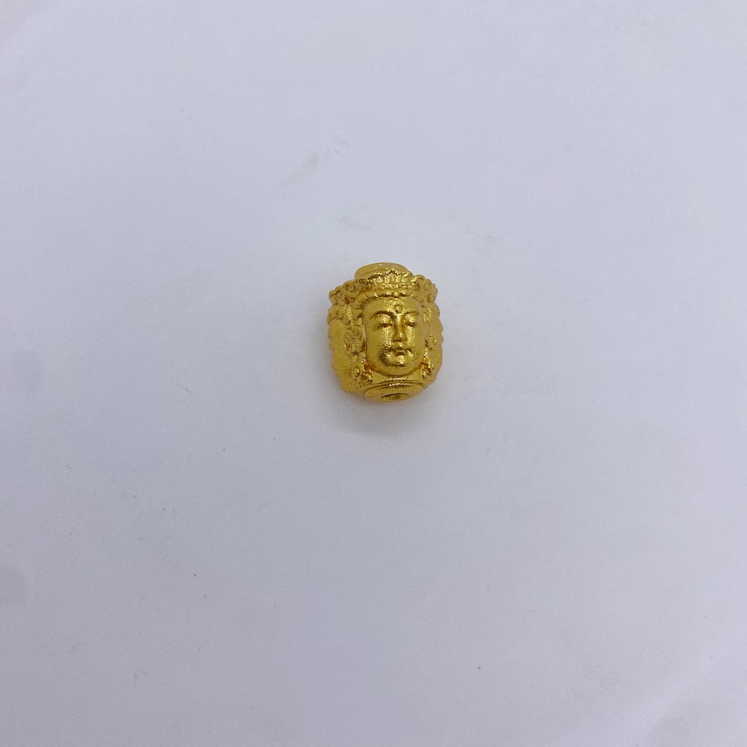 58号金色三世佛文玩配饰尺寸14X16