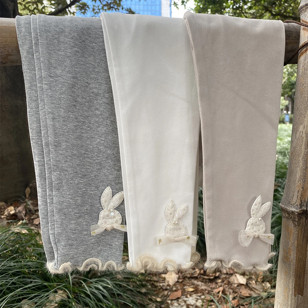 女童外穿春秋款中大童儿童小童洋气9分打底裤宝宝薄款女孩7231