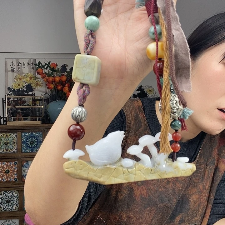 翡翠项链未镶嵌项链