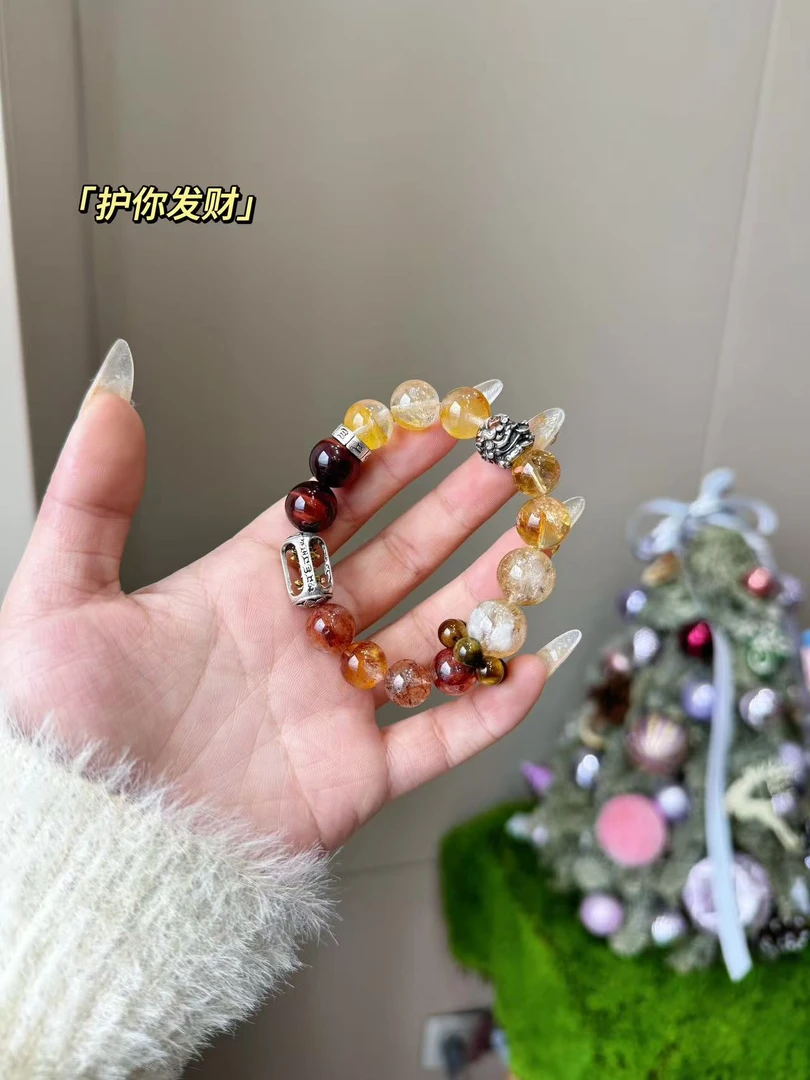 【A138护你发财】水晶手串 配礼盒装发货