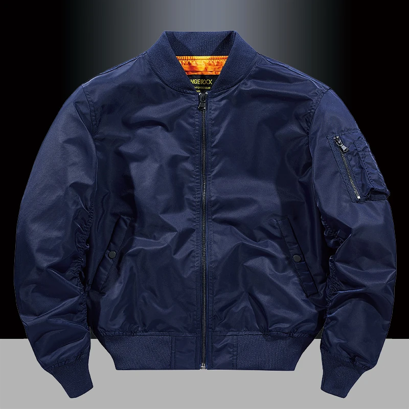 飞行员夹克男时尚春季休闲棒球领外套户外运动防水透气潮流百搭潮