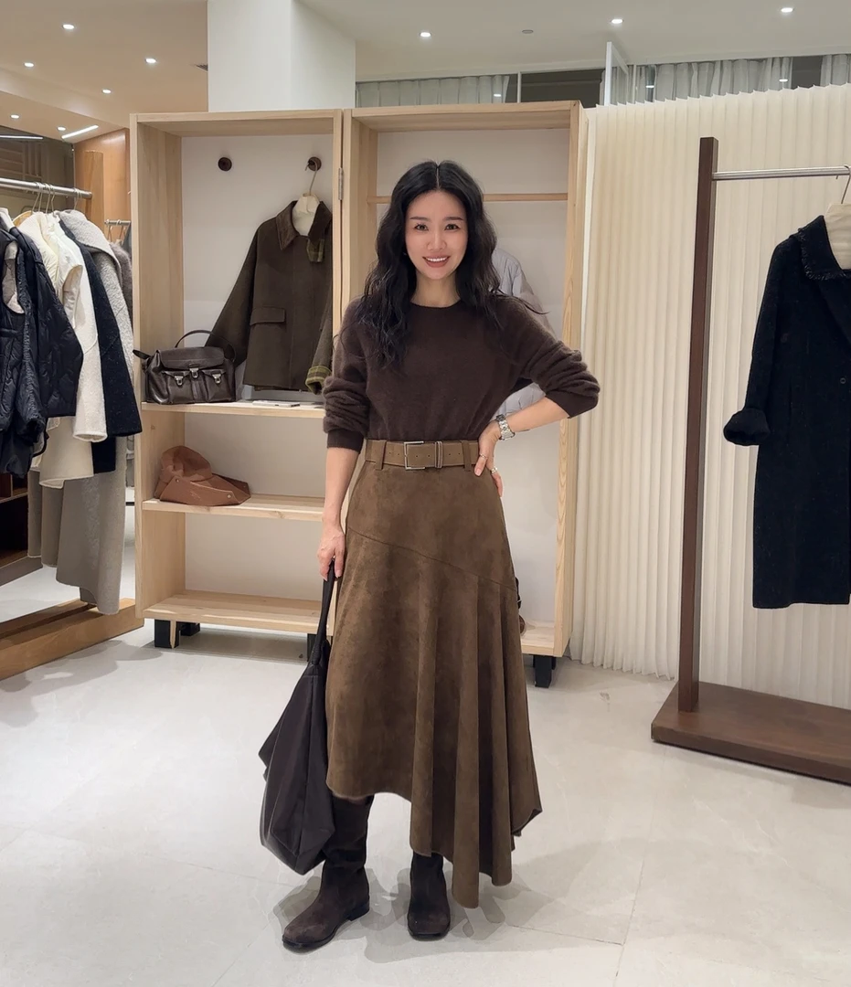 鑫燃KIKI 时尚设计感辣妹风半身裙（配腰带） 259109 MHT