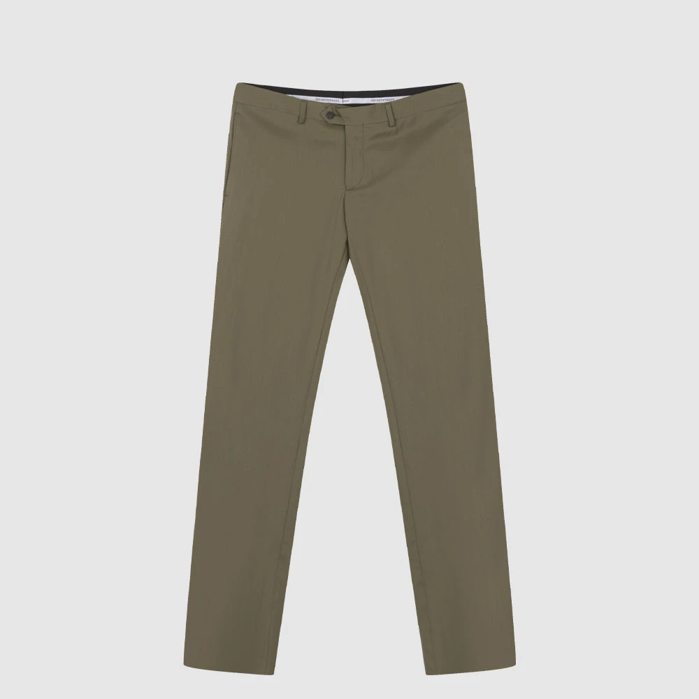 EMPORIO ARMANI阿玛尼EA羊毛拉链男长裤休闲西裤W1P650W1026537