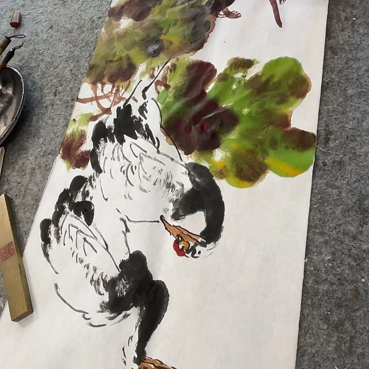 国画张圣敏先生纯手绘作品