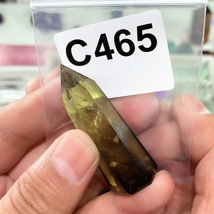 烟晶天然水晶柱子C465未镶嵌S****蔓