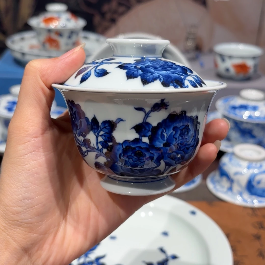 手工手绘陶瓷茶具