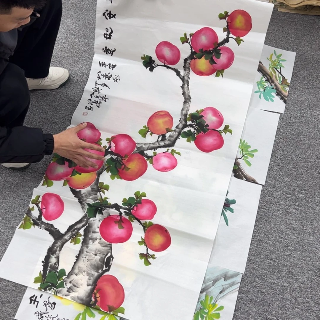 国画纯手绘字画宣纸