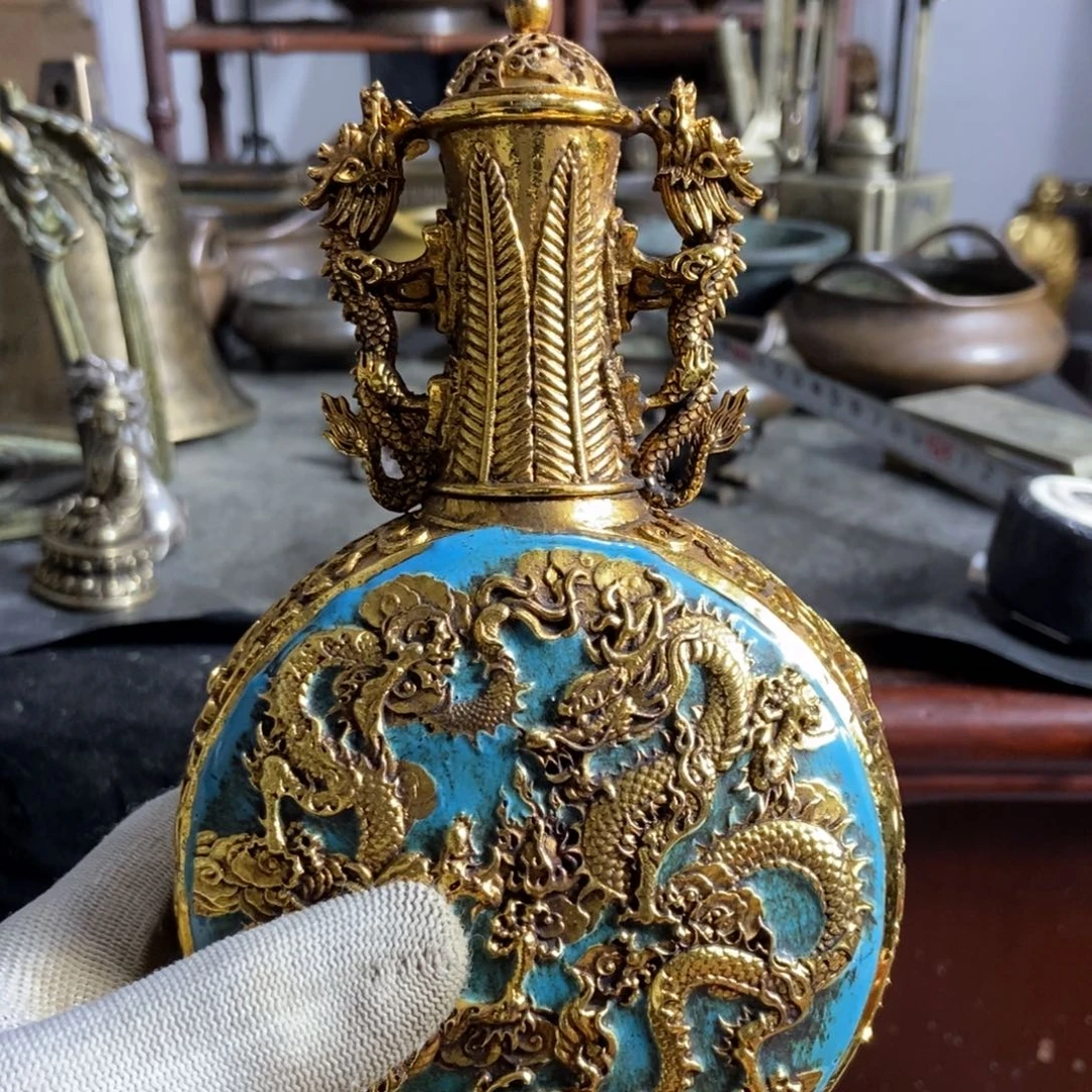 铜器工艺品摆件香炉摆件