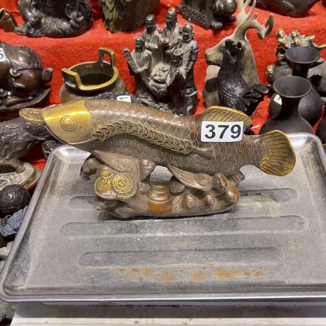 黄铜摆件，文房摆件