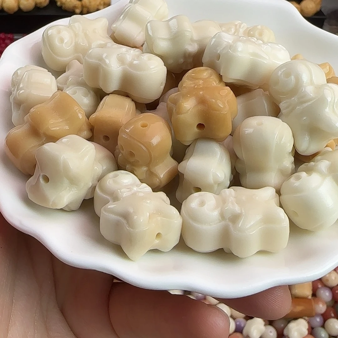 手串菩提根/象牙果全品双面姜饼人2颗