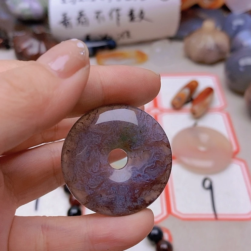 【闪购商品】未镶嵌玛瑙/玉髓珠宝半成品兰*