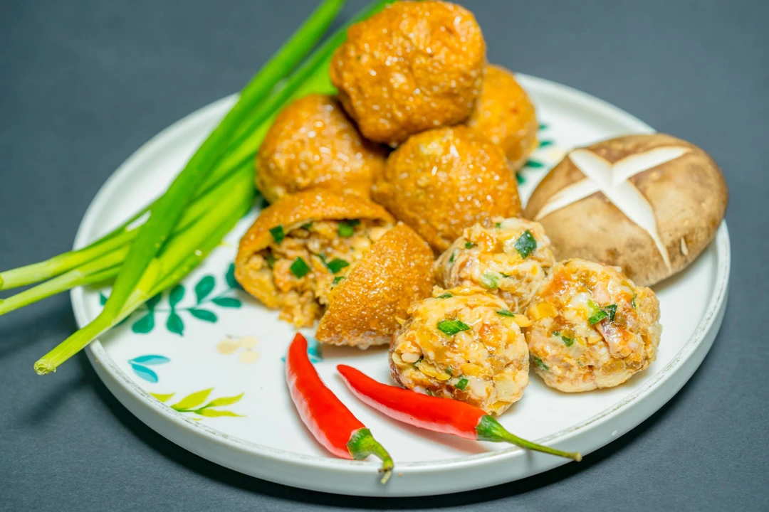 富阳特色龙门油面筋 阿其手作传统小吃-10个装