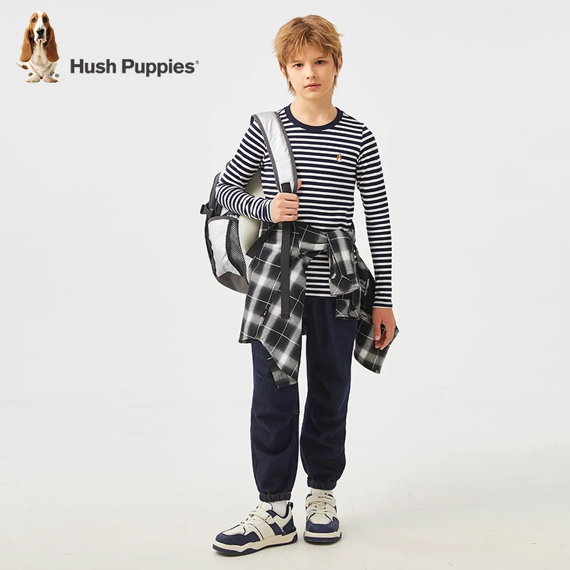 百搭T恤 秋新款 长袖亲肤  暇步士童装