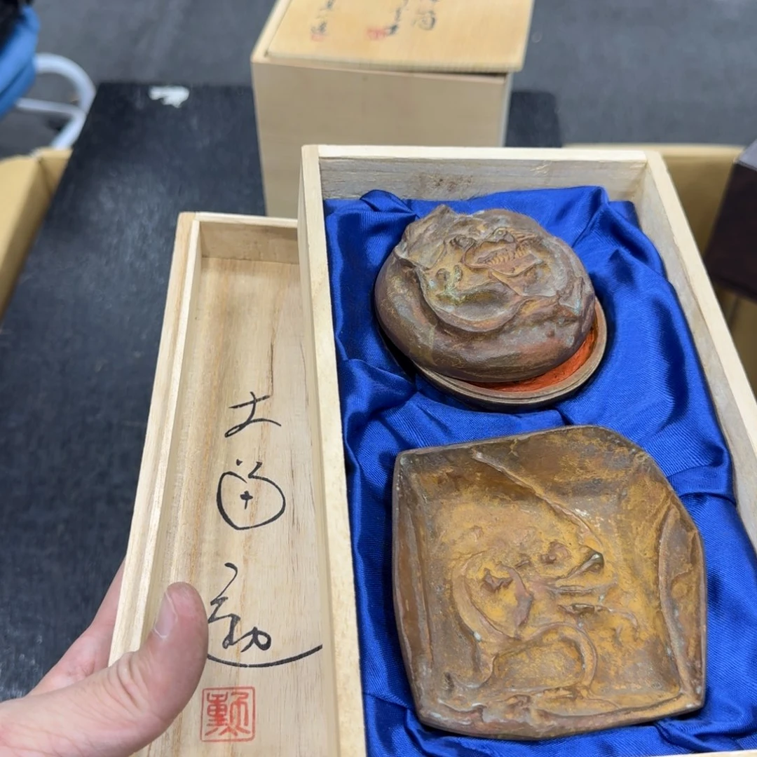 铜日本中古工艺品摆件