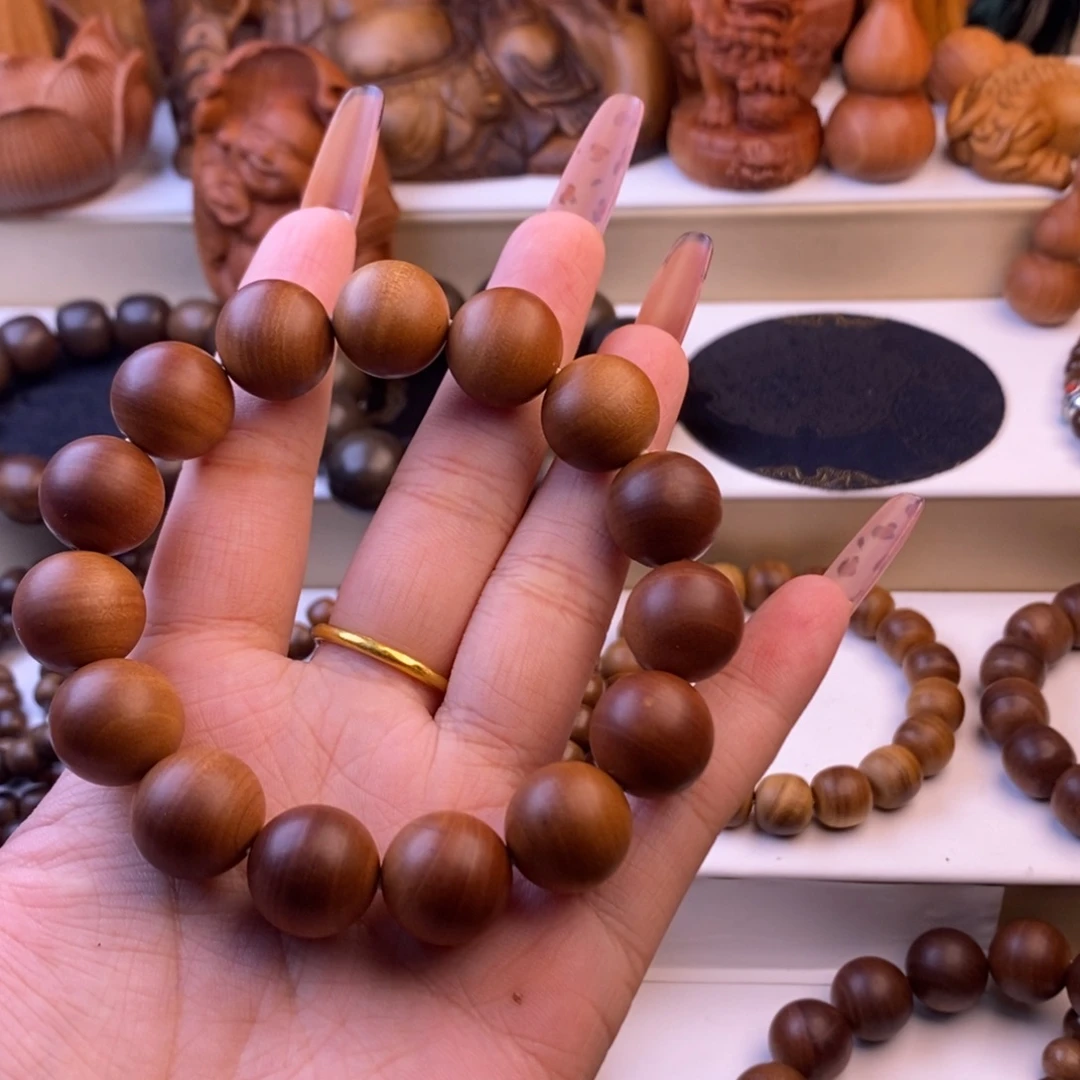 瞌***睡手串/手链檀香木1.5红肉奶香沉水开播福利正区老山檀