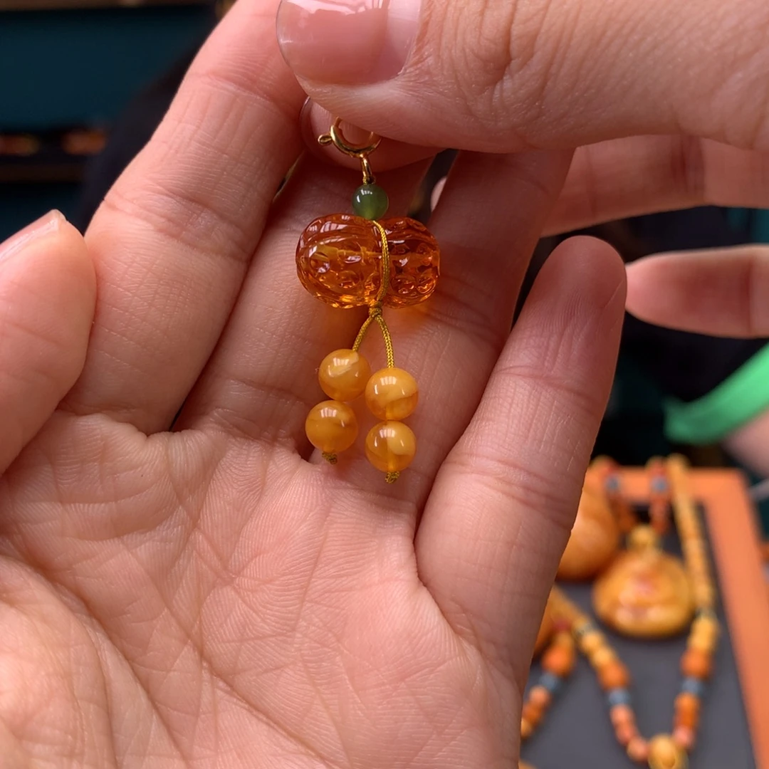 蜜蜡未镶嵌吊坠(不含链)天然