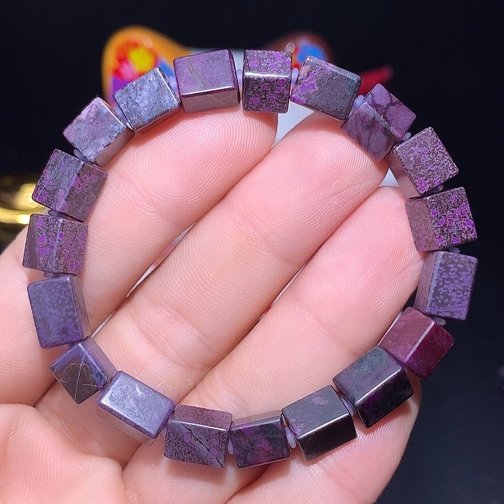 苏纪石（舒俱来）四菱手串未镶嵌