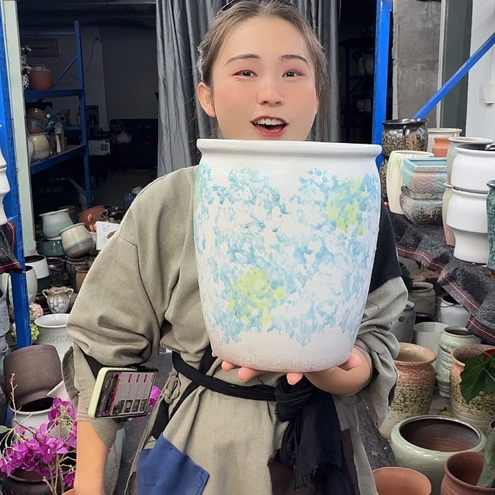 20×25 -粗陶花盆有孔