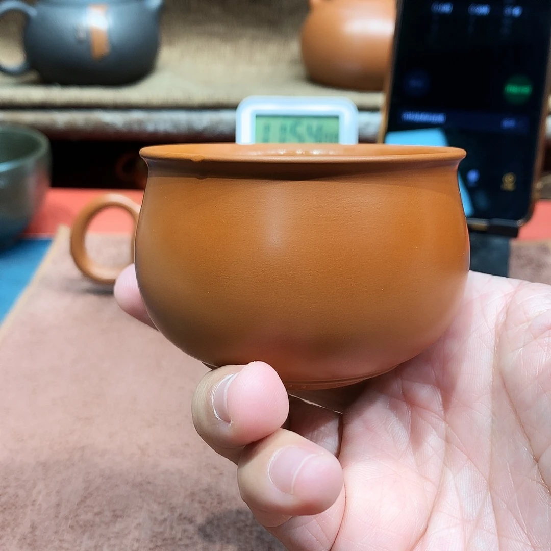 泥塑怪**花放漏主人杯一个