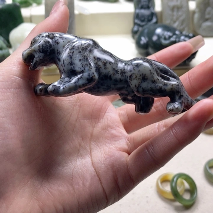 和田玉颈饰未镶嵌沙***5