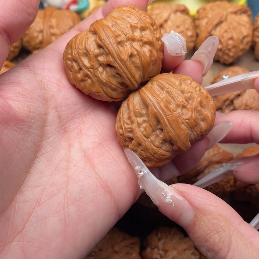 灵***者文玩核桃把件平谷元宝43