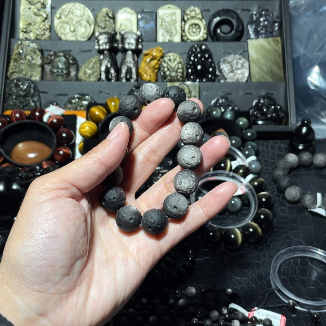黑曜岩手链未镶嵌猴*