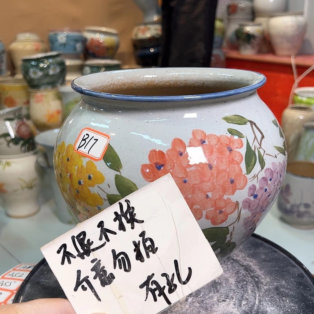 景德镇陶瓷花盆微瑕147