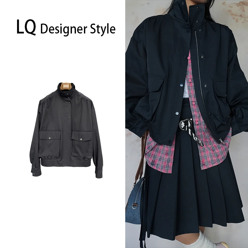 【徐哥】25春款设计师款高定宽松大口袋夹克外套01020