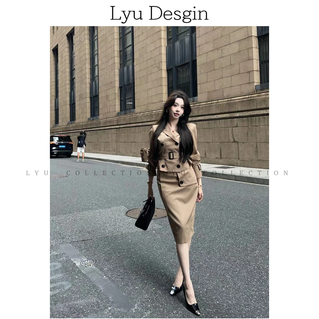 LYU【柏尔斯街】高级感气质收腰上衣包臀显瘦半身裙预VVQ4TZ4275