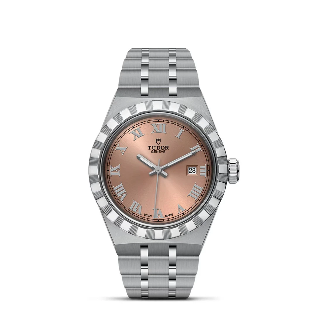 全新未使用 TUDOR/帝舵 皇家粉罗马/M28300-0008/名表女表机械