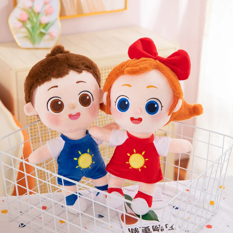 伊娜和恰恰玩偶超级宝贝公仔毛绒可爱布娃娃男女童圣诞节小礼品
