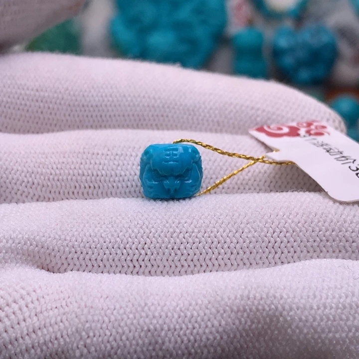 绿松石未镶嵌珠宝奇石9.2mm