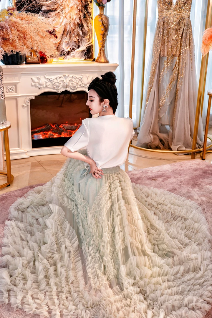 【星姐推荐】星原创高级定制【半夏】设计师小众轻奢名媛半身裙