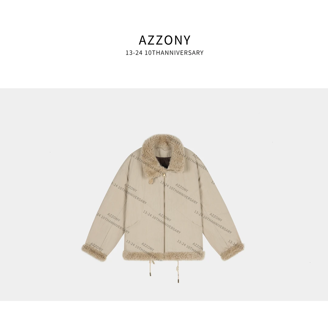 5 YYL 皮扣领奶茶90鹅绒服 2025冬款上新winter  HP10156