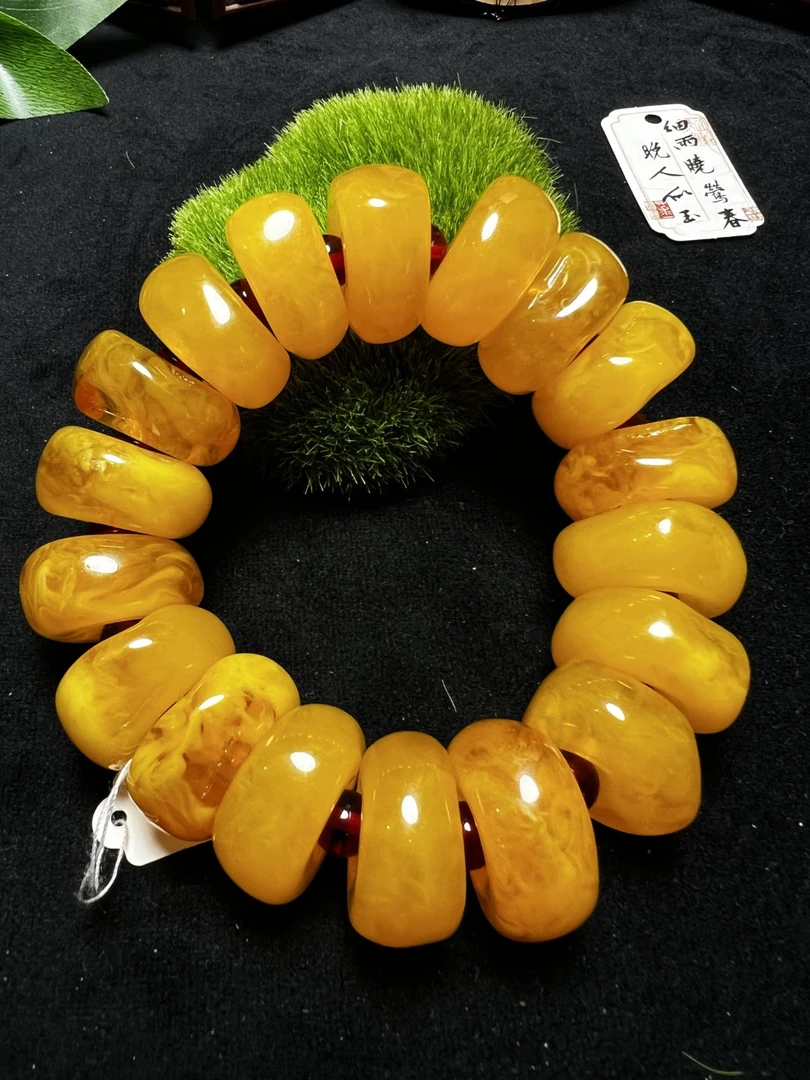 老黄蜡手串。9900916。