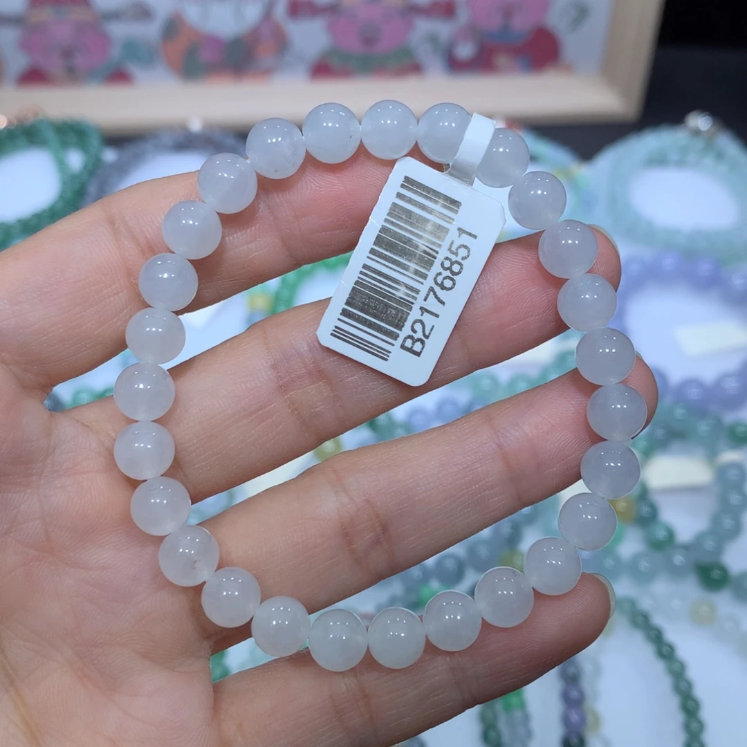 翡翠未镶嵌手链天然