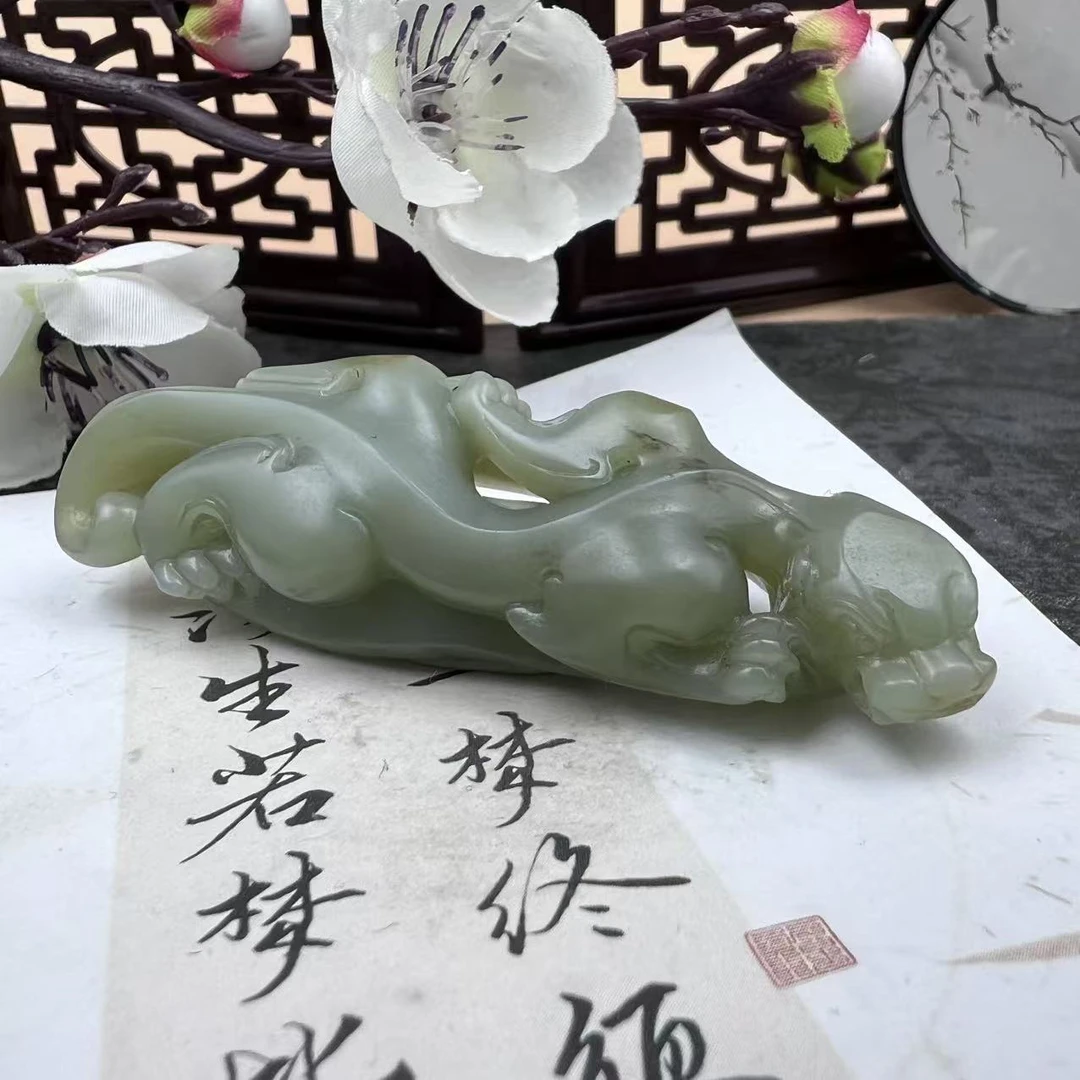 A663 和田玉手把件 YYA638701041