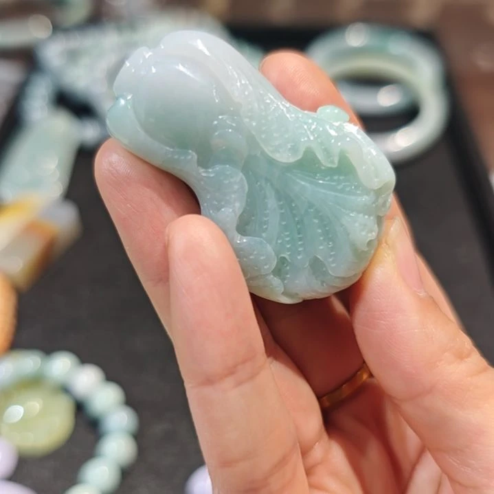 翡翠未镶嵌手链纯天然，支持复检