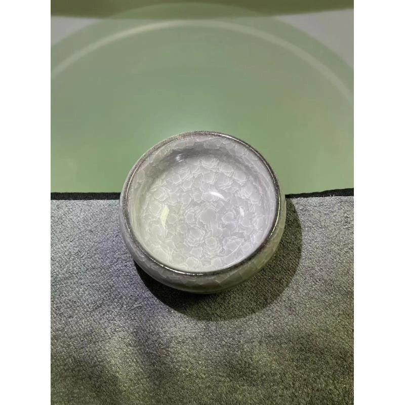 【闪购商品】灰冰花大肚杯 品茗茶杯主人杯1