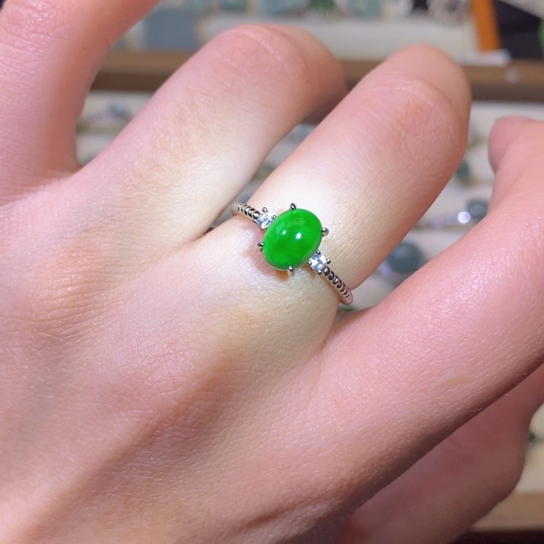 翡翠未镶嵌颈饰天然