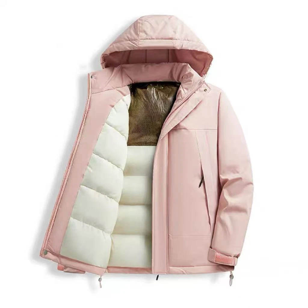 【黑金冲锋衣】高档加厚保暖新款百搭男女同款4884[FZS]K