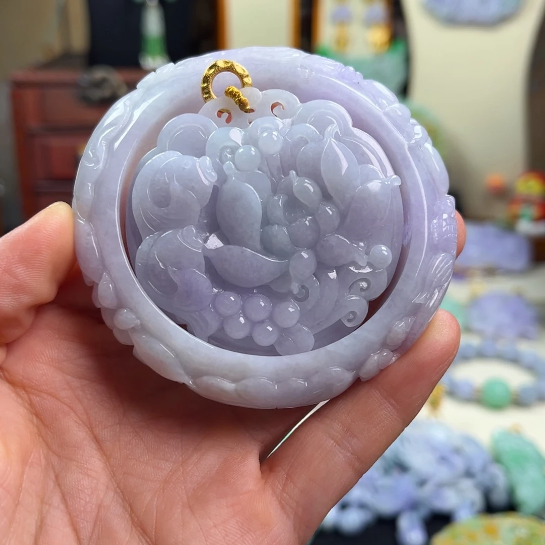 翡翠未镶嵌颈饰天然翡翠手镯