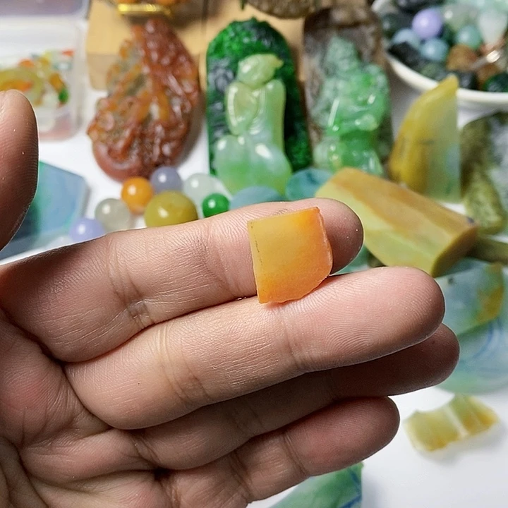 翡翠散珠天然翡翠A货