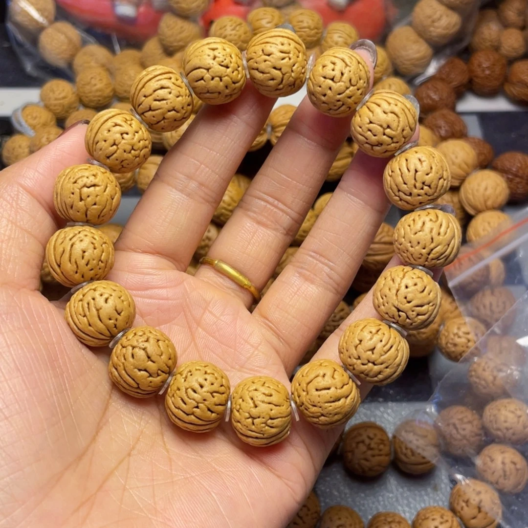 桃核手串乔*715野生肌肉手串