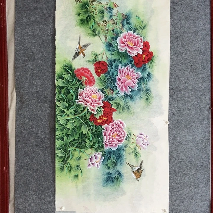 国画手绘国画富贵吉祥