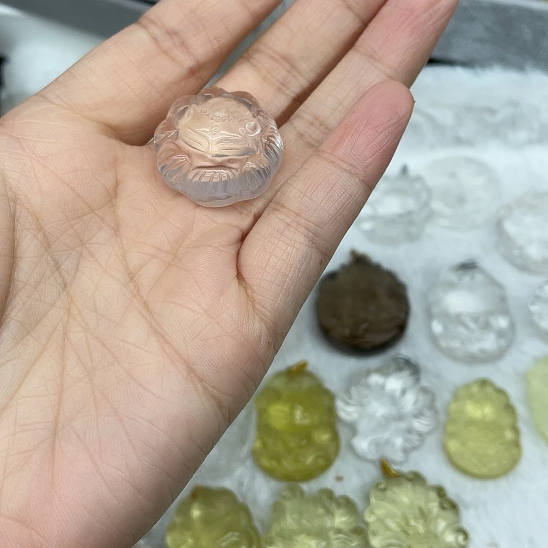 水晶吊坠配件未镶嵌