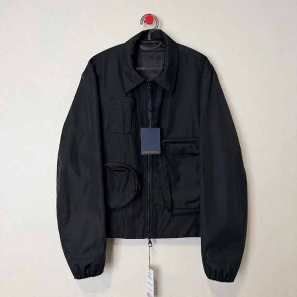 未使用 LouisVuitton/路易威登 多口袋内里满印夹克/48/编号416
