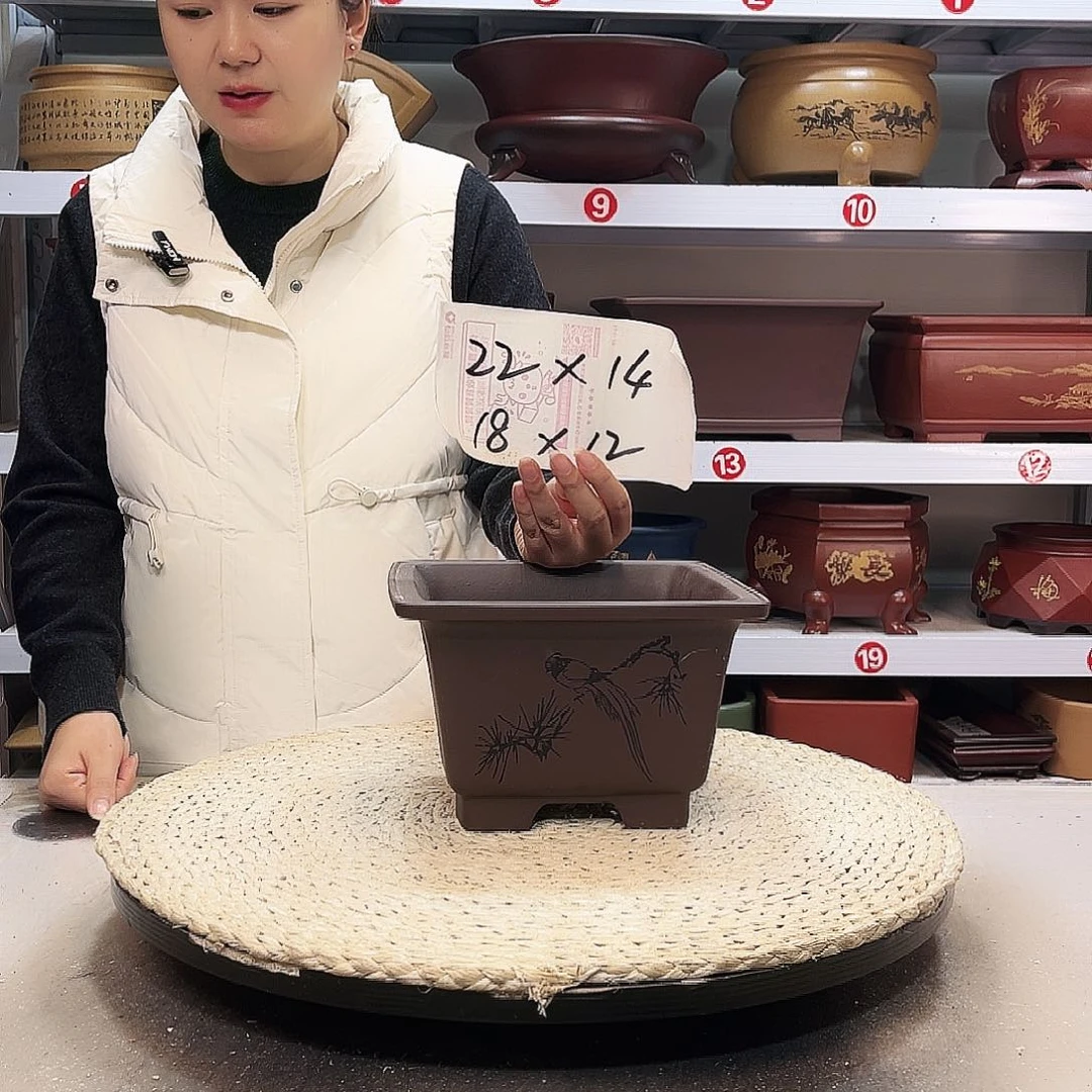 紫砂花盆紫砂花盆